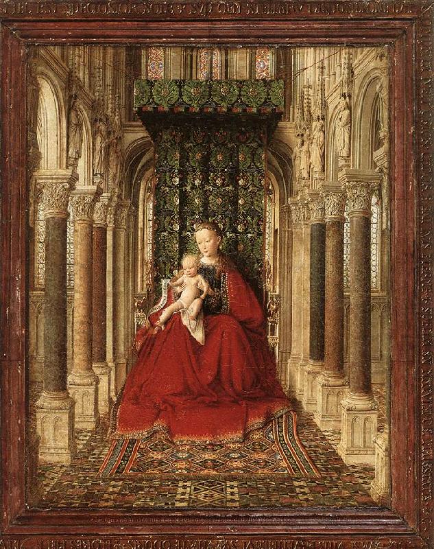 EYCK, Jan van Small Triptych (central panel) ssf oil painting picture